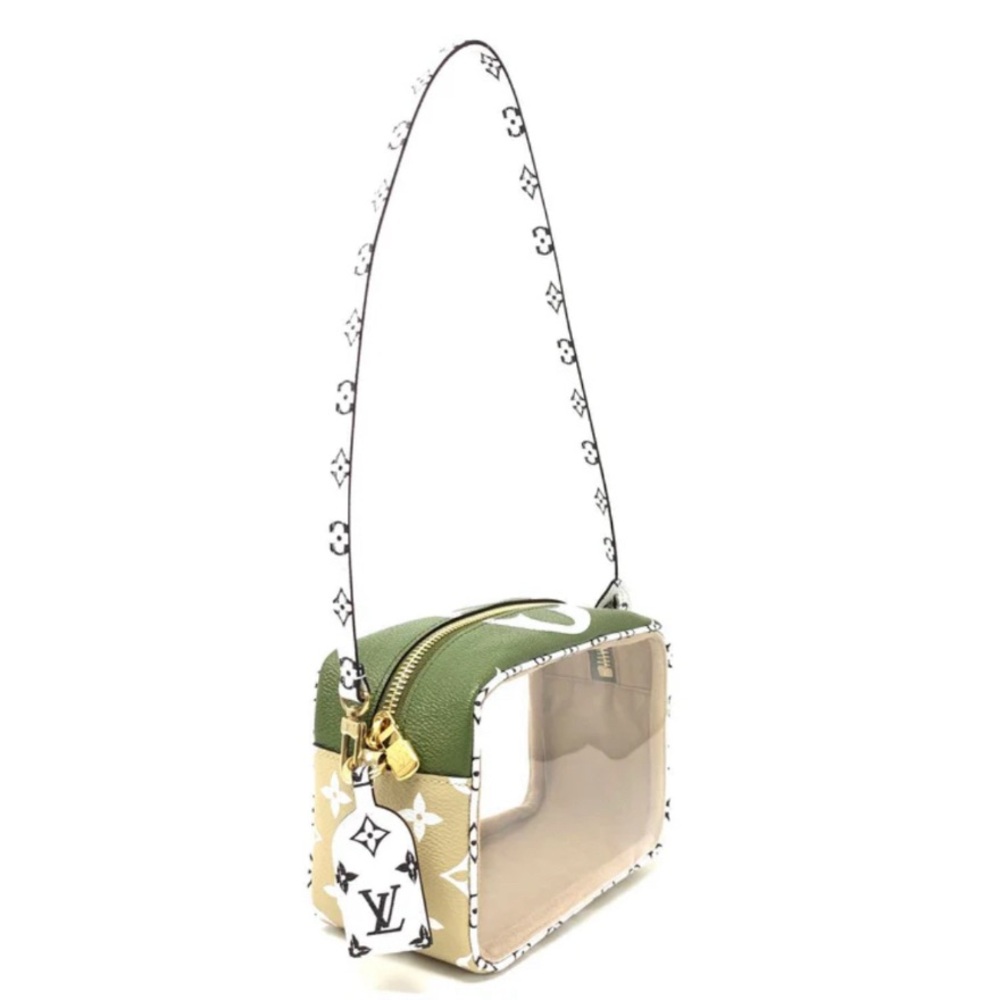 Louis Vuitton Giant Monogram Beach
Pouch in Khaki Green